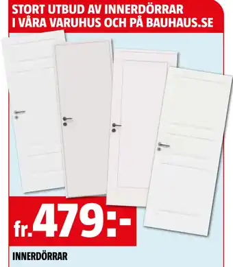 Bauhaus INNERDÖRRAR erbjuda