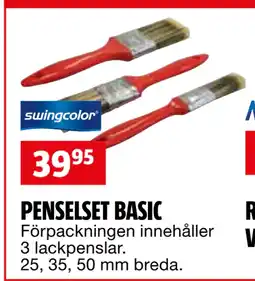 Bauhaus PENSELSET BASIC erbjuda