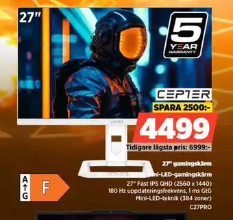 Power 27 gamingsk ärm erbjuda