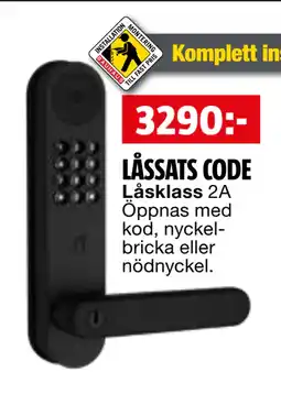 Bauhaus LÅSSATS CODE erbjuda