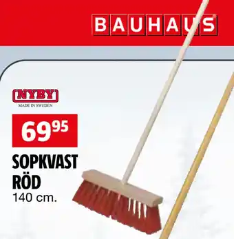 Bauhaus SOPKVAST RÖD erbjuda