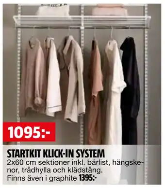 Bauhaus STARTKIT KLICK-IN SYSTEM erbjuda