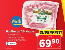 Lidl Dahlbergs fläskkarré erbjuda