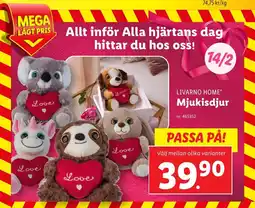 Lidl LIVARNO HOME® Mjukisdjur erbjuda