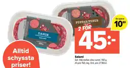 Coop Extra Salami erbjuda