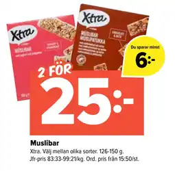 Coop Extra Muslibar erbjuda