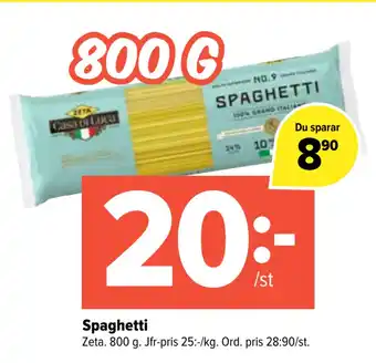 Coop Extra Spaghetti erbjuda