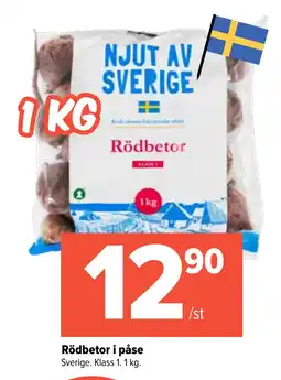 Coop Extra Rödbetor i påse erbjuda