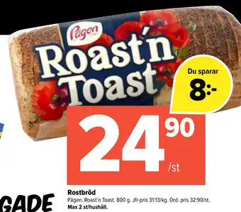 Coop Extra Rostbröd erbjuda