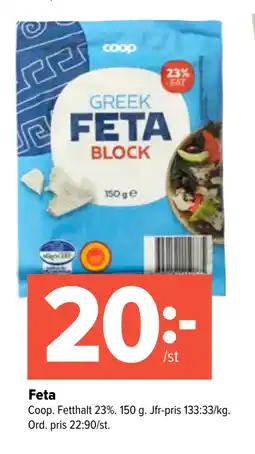 Coop Extra Feta erbjuda