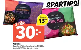 Coop Extra Wokmix erbjuda