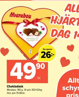 Coop Extra Chokladask erbjuda