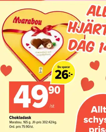 Coop Extra Chokladask erbjuda