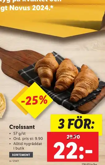 Lidl Croissant erbjuda