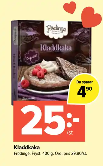 Coop Extra Kladdkaka erbjuda