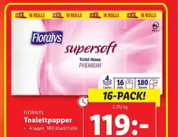 Lidl FLORALYS Toalettpapper erbjuda