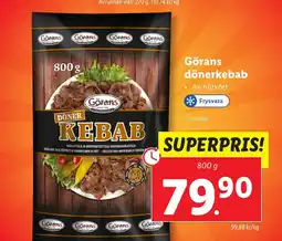 Lidl Görans dönerkebab erbjuda