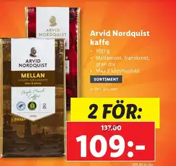 Lidl Arvid Nordquist erbjuda