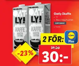 Lidl Oatly Ikaffe erbjuda