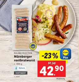 Lidl Nürnberger rostbratwurst erbjuda