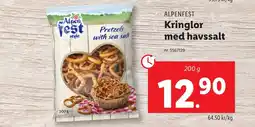 Lidl ALPENFEST Kringlor med havssalt erbjuda