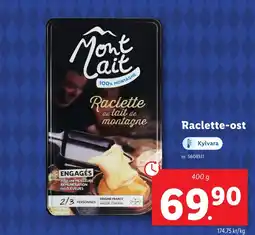 Lidl Raclette-ost erbjuda