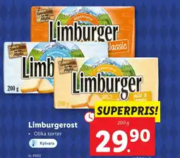 Lidl Limburgerost erbjuda