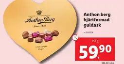 Lidl Anthon berg hjärtformad guldask erbjuda