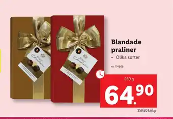 Lidl Blandade praliner erbjuda