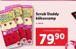 Lidl Scrub Daddy kökssvamp erbjuda