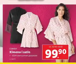 Lidl ESMARA® Kimono i satin erbjuda