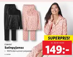 Lidl ESMARA® Satinpyjamas erbjuda