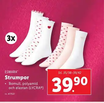 Lidl ESMARA® Strumpor erbjuda