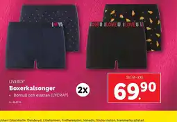 Lidl LIVERGY Boxerkalsonger erbjuda