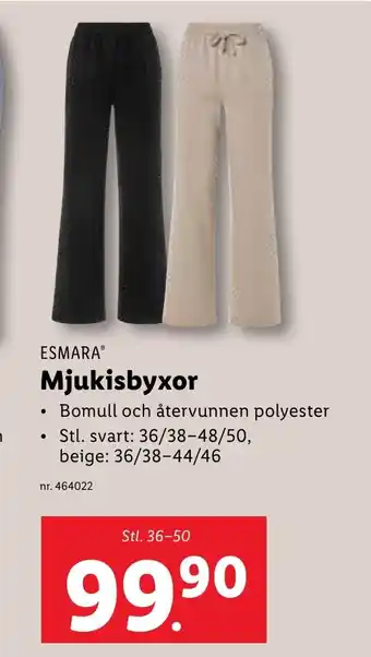 Lidl ESMARA® Mjukisbyxor erbjuda