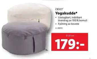 Lidl CRIVIT Yogakudde* erbjuda