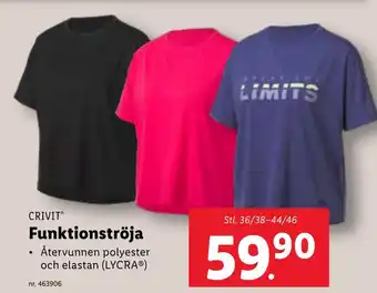 Lidl CRIVIT Funktionströja erbjuda