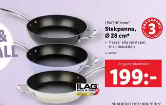 Lidl LIVARNO home' Stekpanna, erbjuda