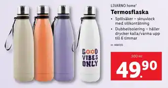 Lidl LIVARNO home® Termosflaska erbjuda