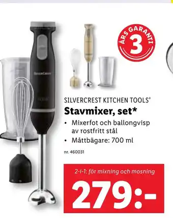 Lidl SILVERCREST KITCHEN TOOLS® Stavmixer, set* erbjuda