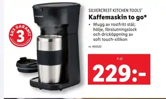 Lidl SILVERCREST KITCHEN TOOLS® Kaffemaskin to go* erbjuda