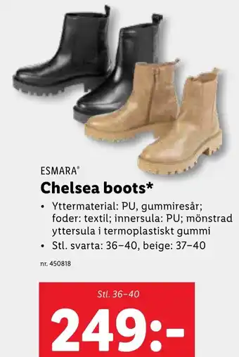 Lidl ESMARA® Chelsea boots* erbjuda