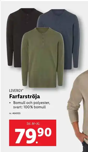 Lidl LIVERGY Farfarströja erbjuda