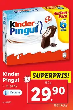 Lidl Kinder Pingui erbjuda