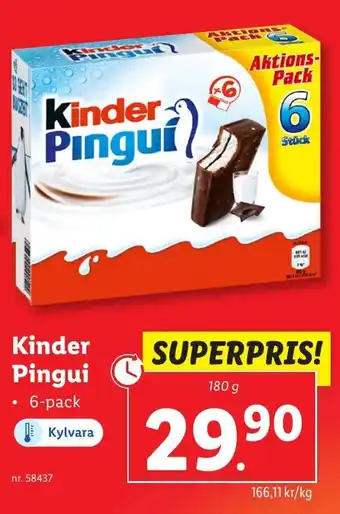 Lidl Kinder Pingui erbjuda