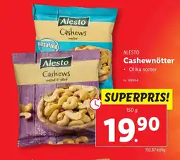 Lidl ALESTO Cashewnötter erbjuda