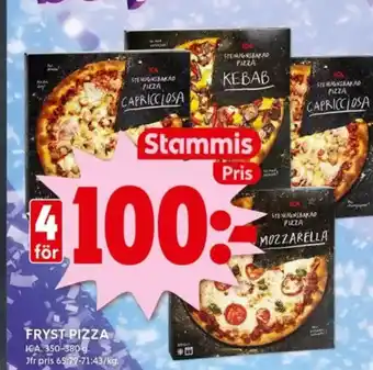 ICA Kvantum FRYST PIZZA erbjuda