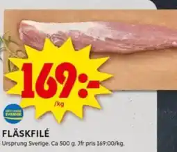 ICA Kvantum Fläskfilé erbjuda