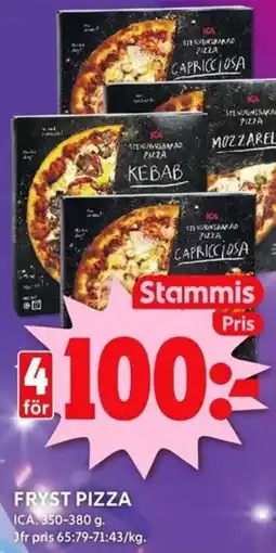 ICA Kvantum Fryst pizza erbjuda