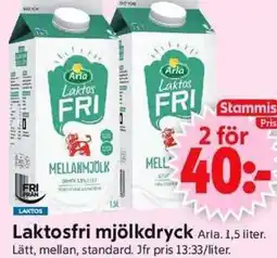 ICA Supermarket Laktosfri mjölkdryck erbjuda